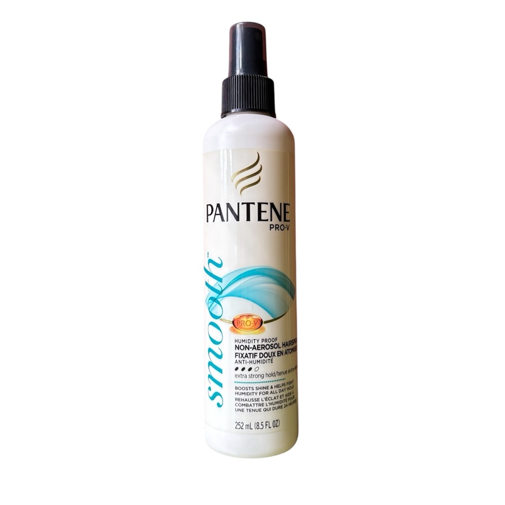 Pantene Pro-V Smooth Humidity Proof Non-Aerosol Hairspray Extra Strong Hold, 8.5